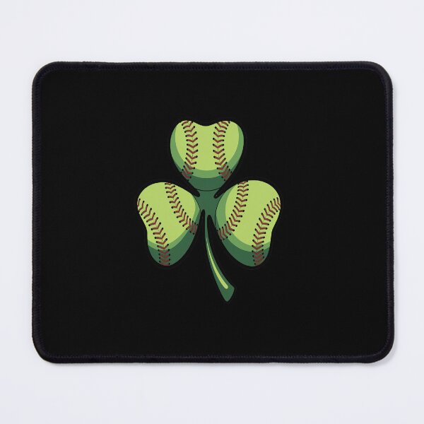 Item preview, Softball Shamrock Lucky Clover Irish St Patrick's Day designed and sold by Rrettgison.