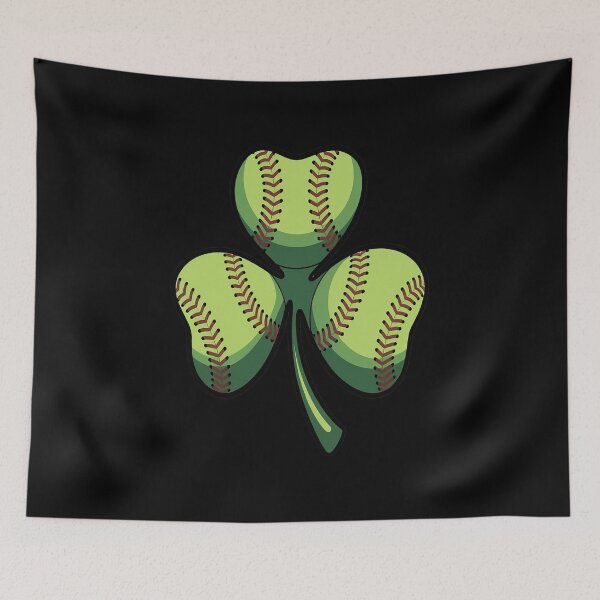 Item preview, Softball Shamrock Lucky Clover Irish St Patrick's Day designed and sold by Rrettgison.