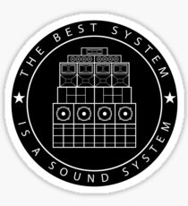 Sound System Sticker Sticker