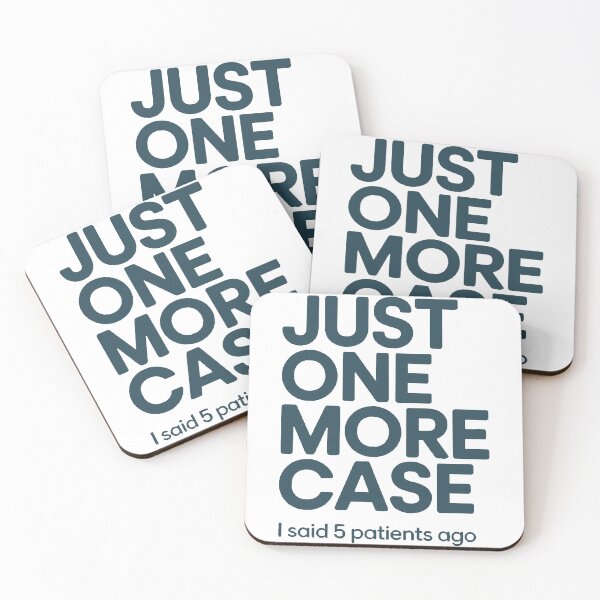 Item preview, Just one more case green color font  Humor Tee, brafdesign designed and sold by Brafdesign.
