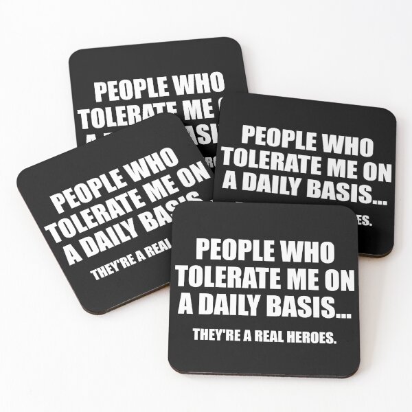 Item preview, People Who Tolerate Me On A Daily Basis They're A Real Heroes designed and sold by yushelaviora.