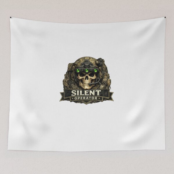 Item preview, Silent Operator Skull – Tactical Night Vision Graphic designed and sold by Fleetwood1994.