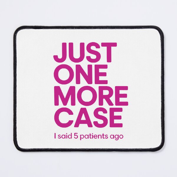 Item preview,  Just one more case pink color font  Humor Tee, brafdesign designed and sold by Brafdesign.