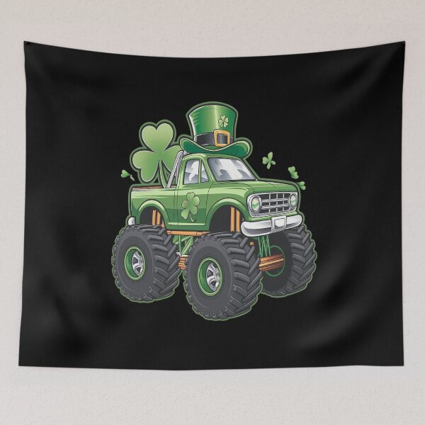Item preview, St Patrick Day Monster Truck Saint Pattys designed and sold by Rrettgison.