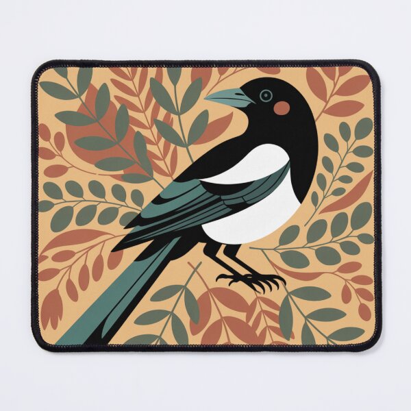 Item preview, Modern Folklore Magpie – Bold Australian Bird Graphic Art designed and sold by Wennebabs.