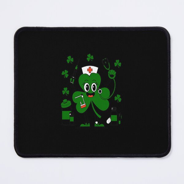 Item preview, St Patricks Day Nurse Shamrock Saint Pattys Scrub designed and sold by Rrettgison.