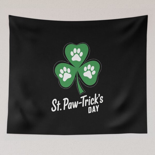 Item preview, St Patrick's Day Paw Print Dog designed and sold by Rrettgison.