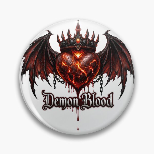 Item preview, Demon Blood Type -Dark Gothic Heart Desing designed and sold by Indefix.