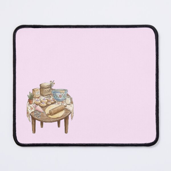Item preview, Baker's Busy Kitchen - pink background designed and sold by LottiesLuck.