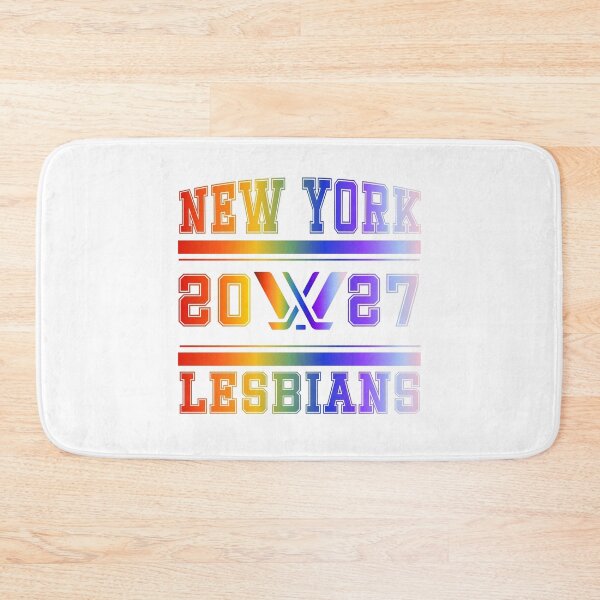 Item preview, New York Lesbians Rainbow PWHL Vintage Logo designed and sold by coffeepolicy.