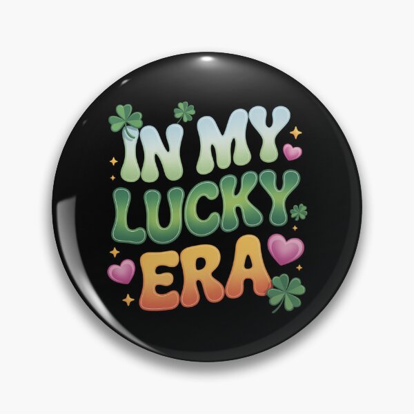 Item preview, St Patricks Day In My Lucky Era Irish Shamrock Groovy designed and sold by Moon-Ape.