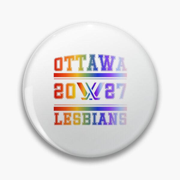 Item preview, Ottawa Lesbians Rainbow PWHL Vintage Logo designed and sold by coffeepolicy.