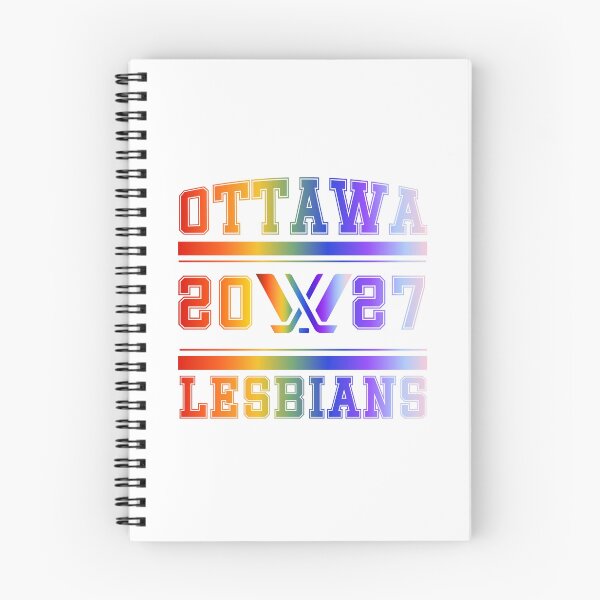 Item preview, Ottawa Lesbians Rainbow PWHL Vintage Logo designed and sold by coffeepolicy.