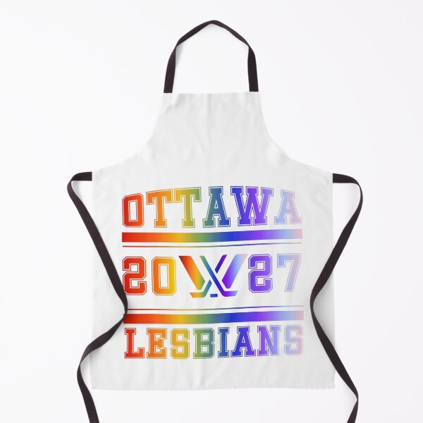 Item preview, Ottawa Lesbians Rainbow PWHL Vintage Logo designed and sold by coffeepolicy.