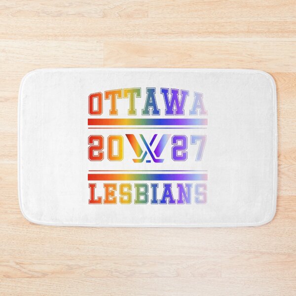 Item preview, Ottawa Lesbians Rainbow PWHL Vintage Logo designed and sold by coffeepolicy.