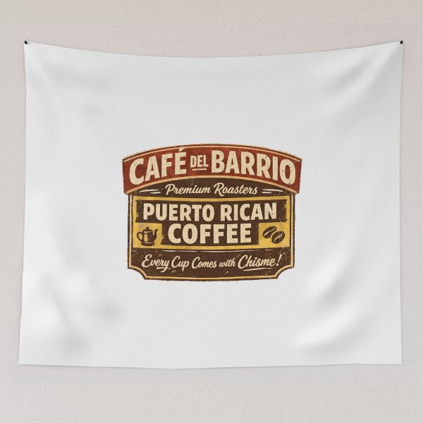Item preview, Café del Barrio Puerto Rican Coffee designed and sold by HoodWit Greetings.