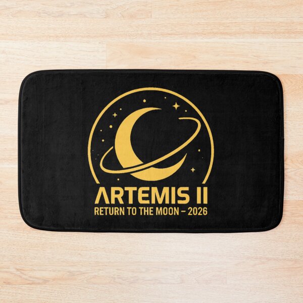 Item preview, Artemis II Return to the Moon 2026 Minimal Space Mission Logo Retro Sci Fi Design designed and sold by batrisyaw.