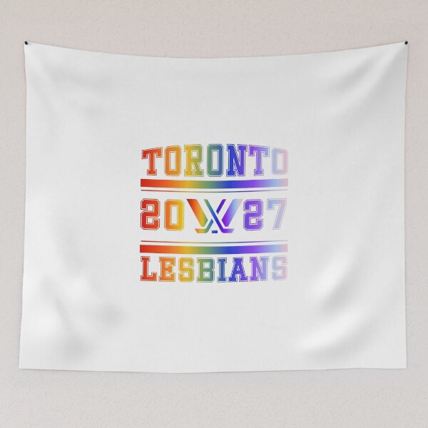 Item preview, Toronto Lesbians Rainbow PWHL Vintage Logo designed and sold by coffeepolicy.