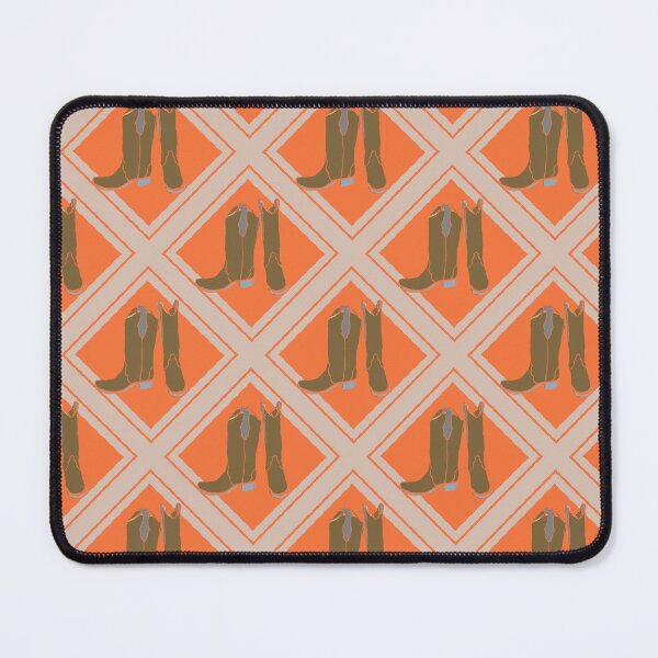 Item preview, Western Cowgirl Boot Geometric Repeat Pattern DLW05 designed and sold by HueyDesign.