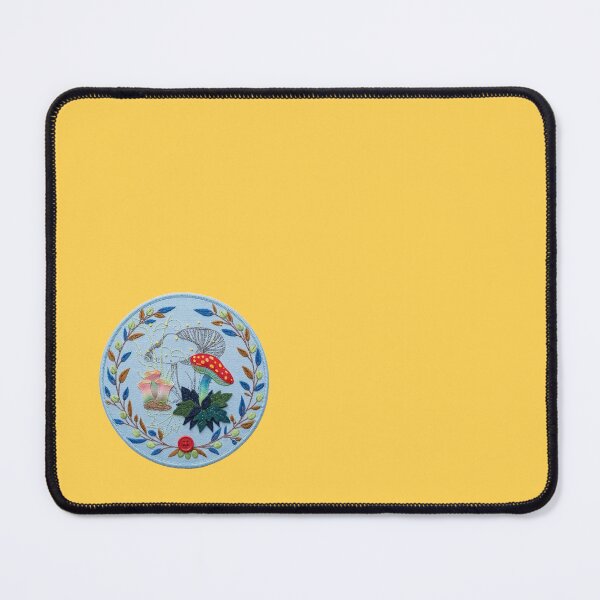 Item preview, Blue Mushroom Patch - textile effect designed and sold by LottiesLuck.
