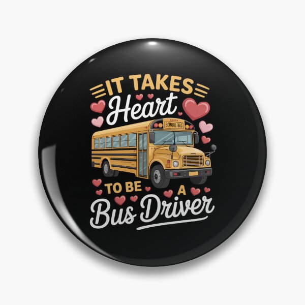 Item preview, It Takes Heart To Be A Bus Driver Funny Bus Driver Valentine designed and sold by Rrettgison.