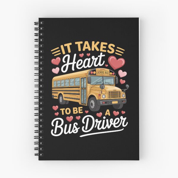 Item preview, It Takes Heart To Be A Bus Driver Funny Bus Driver Valentine designed and sold by Rrettgison.