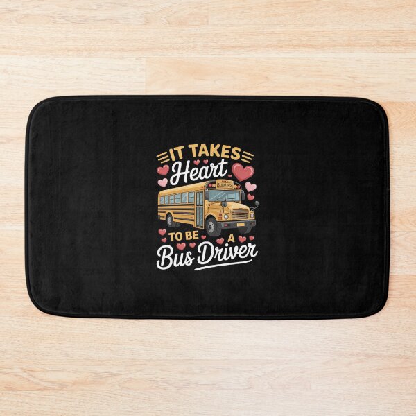Item preview, It Takes Heart To Be A Bus Driver Funny Bus Driver Valentine designed and sold by Rrettgison.