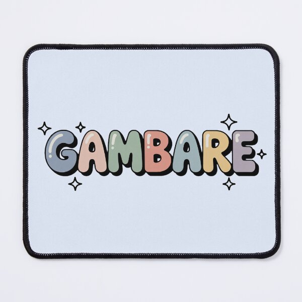 Item preview, Gambare Bold Retro Typography Motivational Phrase designed and sold by Meivelle.