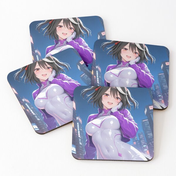 Item preview, Kitasan Black Uma Musume Neon City Night Smile designed and sold by PMartistStudio.