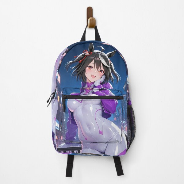 Item preview, Kitasan Black Uma Musume Neon City Night Smile designed and sold by PMartistStudio.