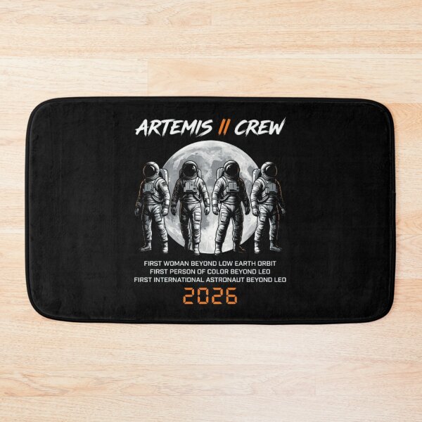 Item preview, Artemis II Crew 2026 Astronaut Moon Landing Team Space Exploration Design designed and sold by batrisyaw.
