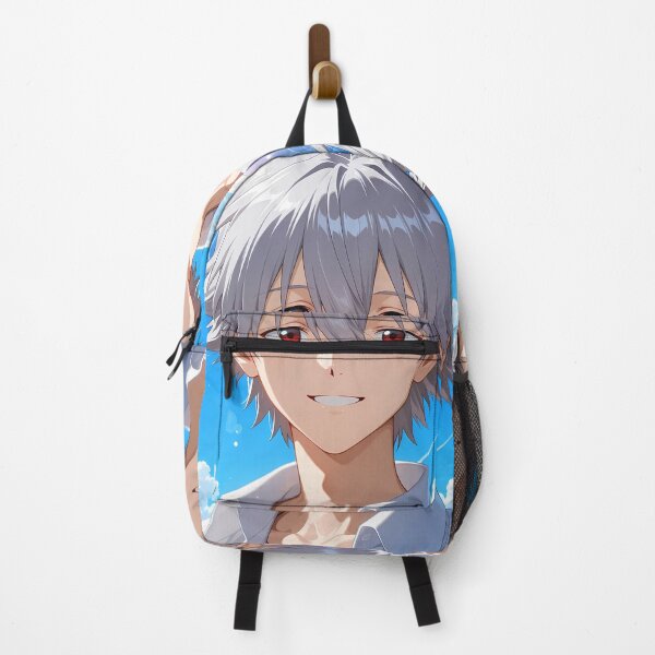 Item preview, Kaworu Nagisa Neon Genesis Evangelion Anime Summer Sky Calm designed and sold by PMartistStudio.