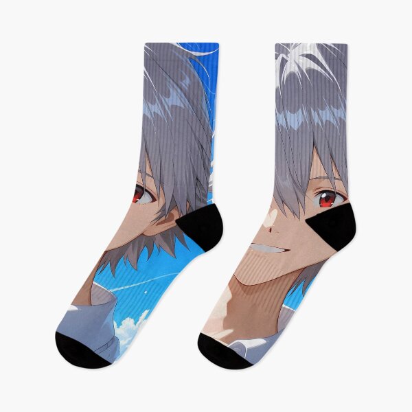 Item preview, Kaworu Nagisa Neon Genesis Evangelion Anime Summer Sky Calm designed and sold by PMartistStudio.