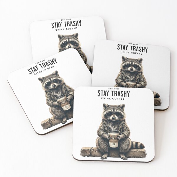 Item preview, Cool Raccoon Coffee Streetwear Urban Style Graphic designed and sold by CoolTShirtDesign.