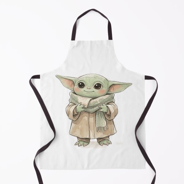 Item preview, BABY YODA WITH WOOL SCARF COZY WINTER GROGU AESTHETIC designed and sold by LIS AND MELIVERSO.