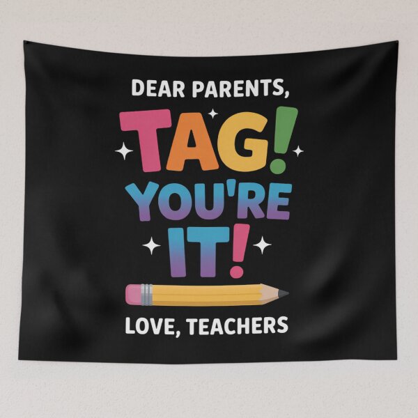 Item preview, Dear Parents Tag You're It last Day Of School Love Teachers designed and sold by Moon-Ape.
