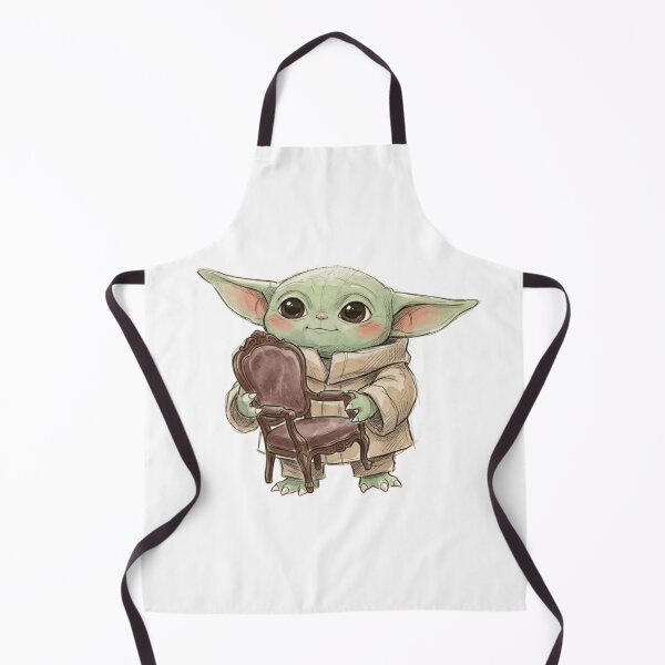 Artikelvorschau, BABY YODA AUF EINEM ANTIKEN SESSEL VINTAGE COZY GROGU entworfen und verkauft von LIS AND MELIVERSO.