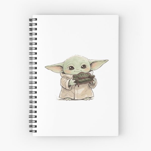 Item preview, BABY YODA ON VINTAGE SOFA COZY GROGU AESTHETIC designed and sold by LIS AND MELIVERSO.