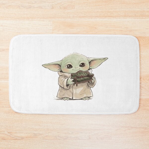 Item preview, BABY YODA ON VINTAGE SOFA COZY GROGU AESTHETIC designed and sold by LIS AND MELIVERSO.