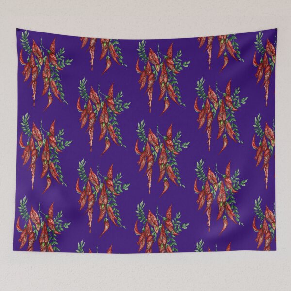 Item preview,  KAKA BEAK stylized, purple background designed and sold by carole hirst.