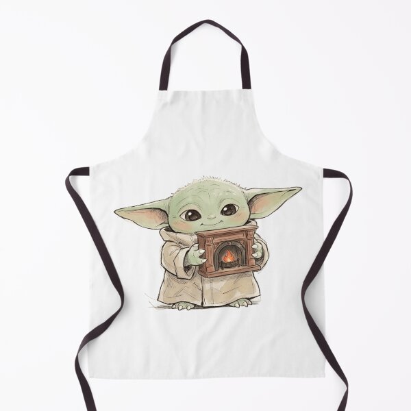 Item preview, BABY YODA BY FIREPLACE COZY WINTER GROGU AESTHETIC designed and sold by LIS AND MELIVERSO.