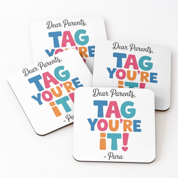 Item preview, Dear Parents Tag You're It Love Para Last Day of School  designed and sold by Moon-Ape.