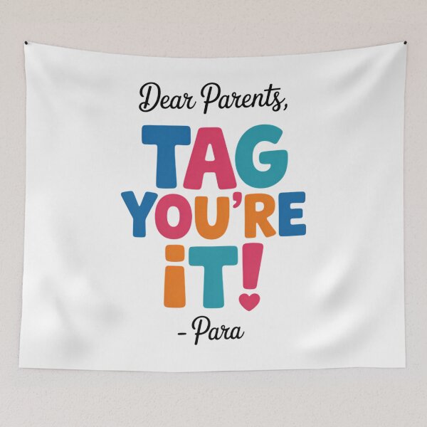 Item preview, Dear Parents Tag You're It Love Para Last Day of School  designed and sold by Moon-Ape.
