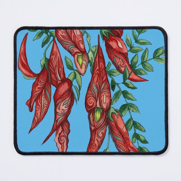 Item preview,  KAKA BEAK stylized, blue background designed and sold by carole hirst.