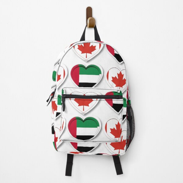 Item preview, Heart Mosaic with UAE and Canada Flag Designs designed and sold by IntelliMindDesigns.