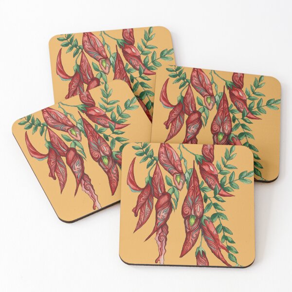Item preview, KAKA BEAK stylized, orange  background designed and sold by carole hirst.