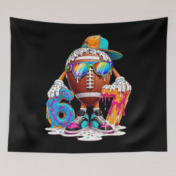 Item preview, I was 6 Now I'm 7 Years Old Football 6 7 Meme 7th Birthday designed and sold by Littermin.