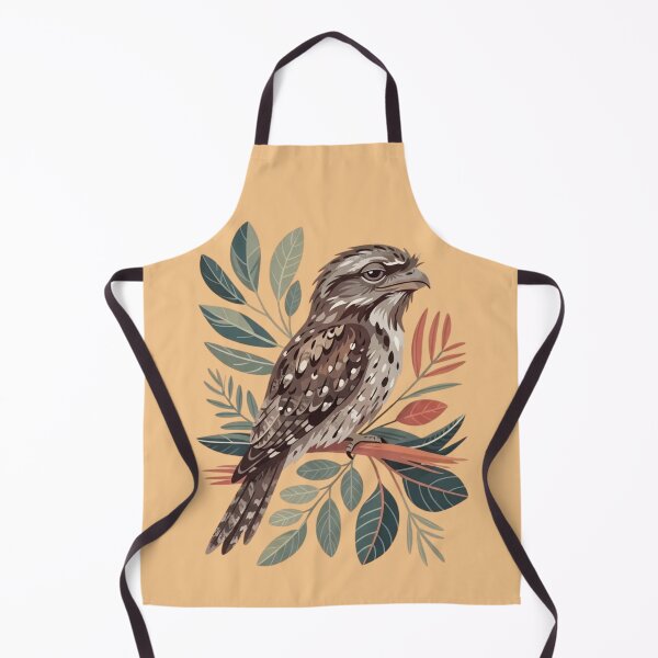 Item preview, Modern Folklore Tawny Frogmouth – Elegant Australian Botanical Art designed and sold by Wennebabs.