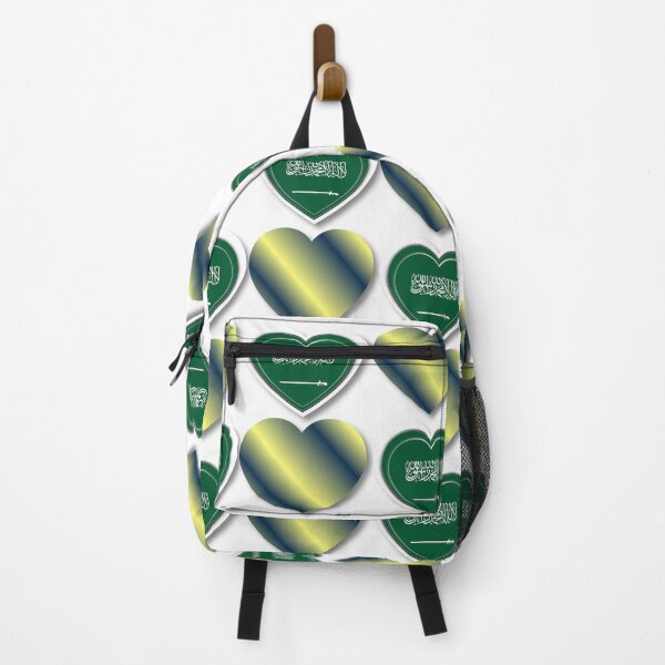 Item preview, Heart Mosaic with Saudi Flag Design designed and sold by IntelliMindDesigns.