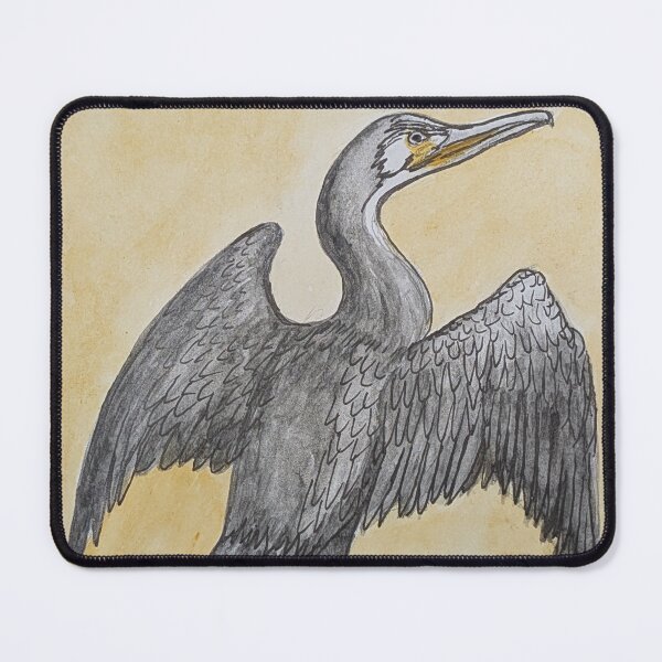 Item preview, Double-crested cormorant dries its feathers designed and sold by Matt Starr Fine Art .